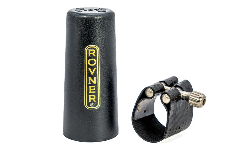 Rovner Ligature & Plastic Cap for Bb Clarinet - Dark Ligature for Hard Rubber Mouthpiece (1R) - Image 2